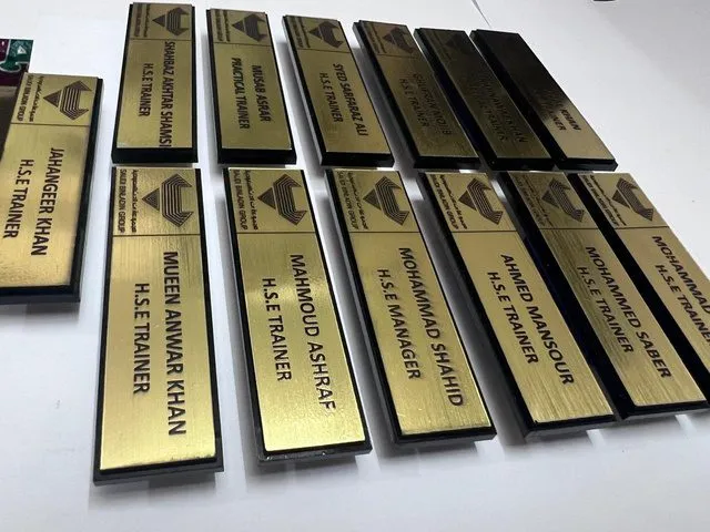 Acrylic UV Name Badge — Name Plates by Universal Enterprises