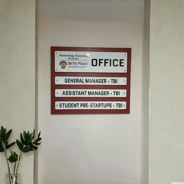 Acrylic UV Plate with ACP Sheet — Name Plates by Universal Enterprises