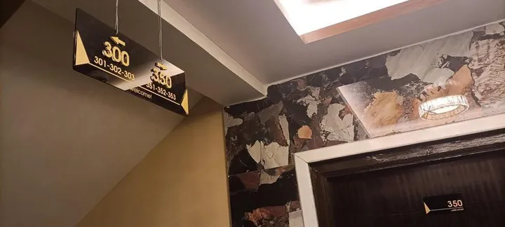 Hanging Acrylic Plate — Name Plates by Universal Enterprises