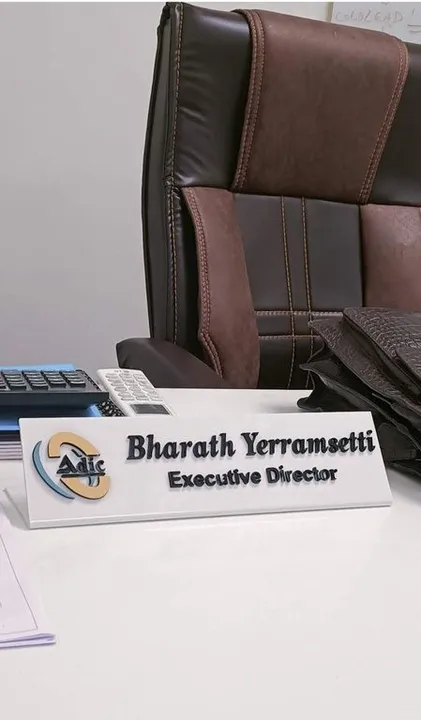 Desk Name Plate — Name Plates by Universal Enterprises